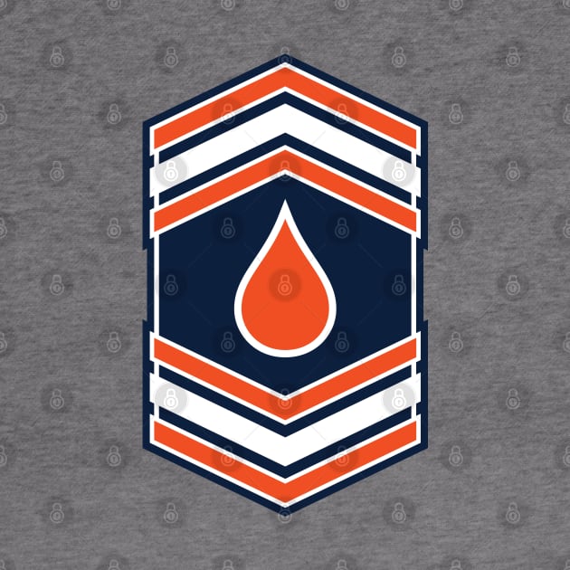 Oil Drop Insignia (Blue & Orange) [Rx-Tp] by Roufxis